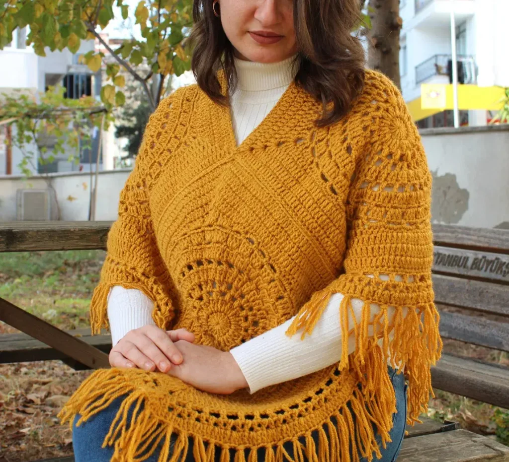 crochet poncho pattern
